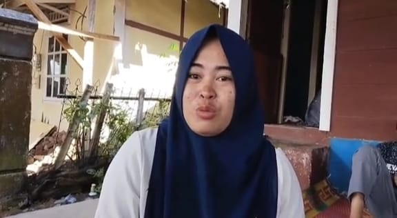 Poto : Screenshoot akun tiktok@Kepahiang-News Caption poto : Radha Ulandari istri Almarhum Hendra Wijaya korban pembunuhan di Desa Taba Kecamatan Saling Kabupaten Empat Lawang