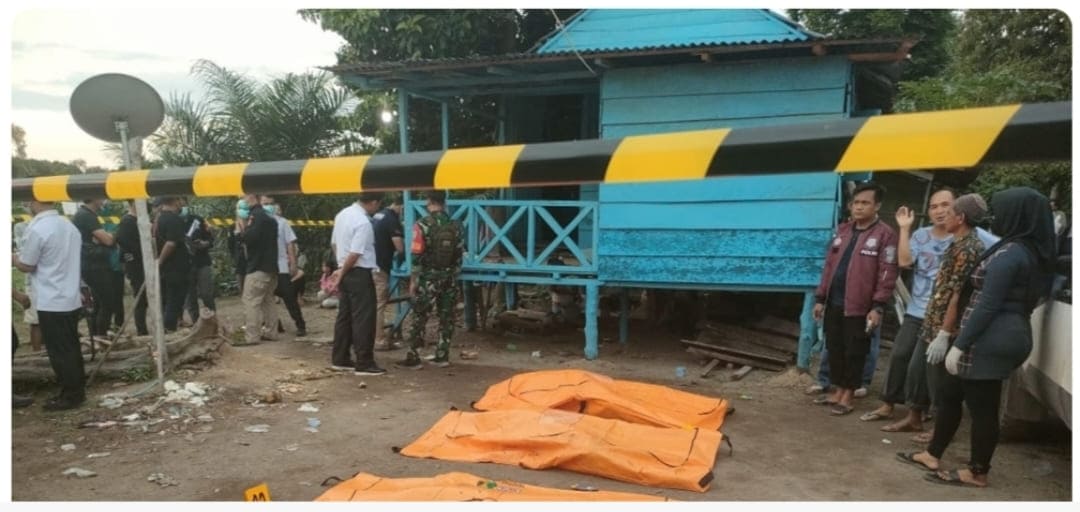Diduga Jadi Korban Pembunuhan, Satu Keluarga di Muba Ditemukan Tewas. (Poto: Ist)