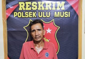 Poto: Dodi pelaku kekerasan terhadap mantan istri diamankan Polsek Ulu Musi