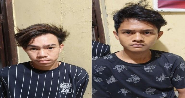 Dua Pemuda Pelaku Jambret Emak-Emak di Tangkap Polisi. (Poto: Humas Polres Empat Lawang/Kabarempatlawang.com)