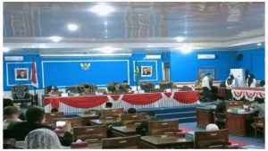 Rapat Paripurna DPRD Kabupaten Empat Lawang: Penyampaian LKPJ Bupati Tahun 2023 untuk Transparansi Pemerintahan Daerah. (Poto: ist/Kabarempatlawang.com)